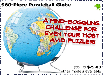 960 Piece Puzzleball globe