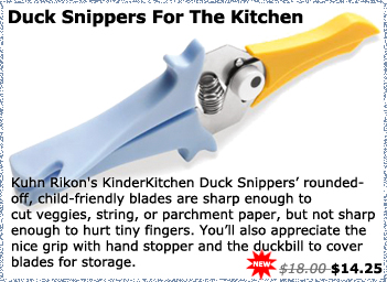 Kuhn Rikon's KinderKitchen Duck Snippers