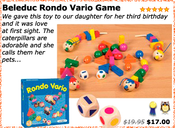 Beleduc Rondo Vario Game by Hape