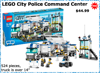 LEGO City Police Command Center Truck