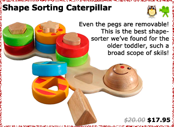 Shape Sorting Caterpillar